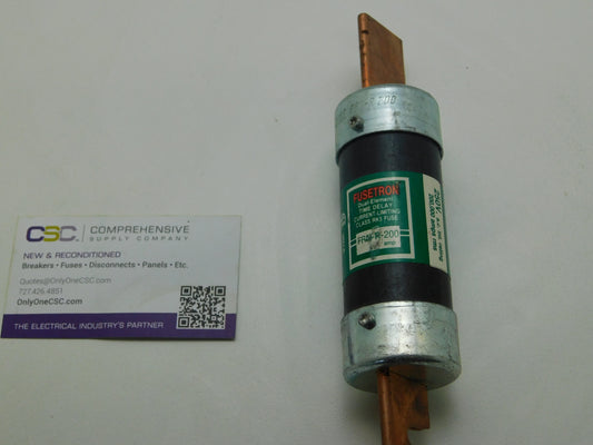 FRNR200 - Bussmann 200A Amp 250V Class Rk5 Fusetron Time-Delay Blade Fuse - Original Series