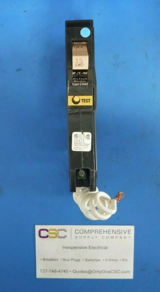 CH115AF - Cutler Hammer 15A Amp 1P Pole 10kA@120V Arc Fault AFCI Circuit Breaker