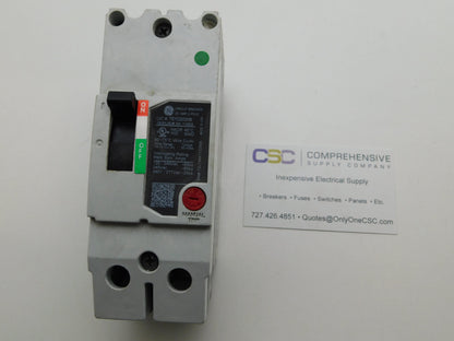 TEYD2020B - GE 20A Amp 2P Pole 25kA@480V Bolt On Circuit Breaker