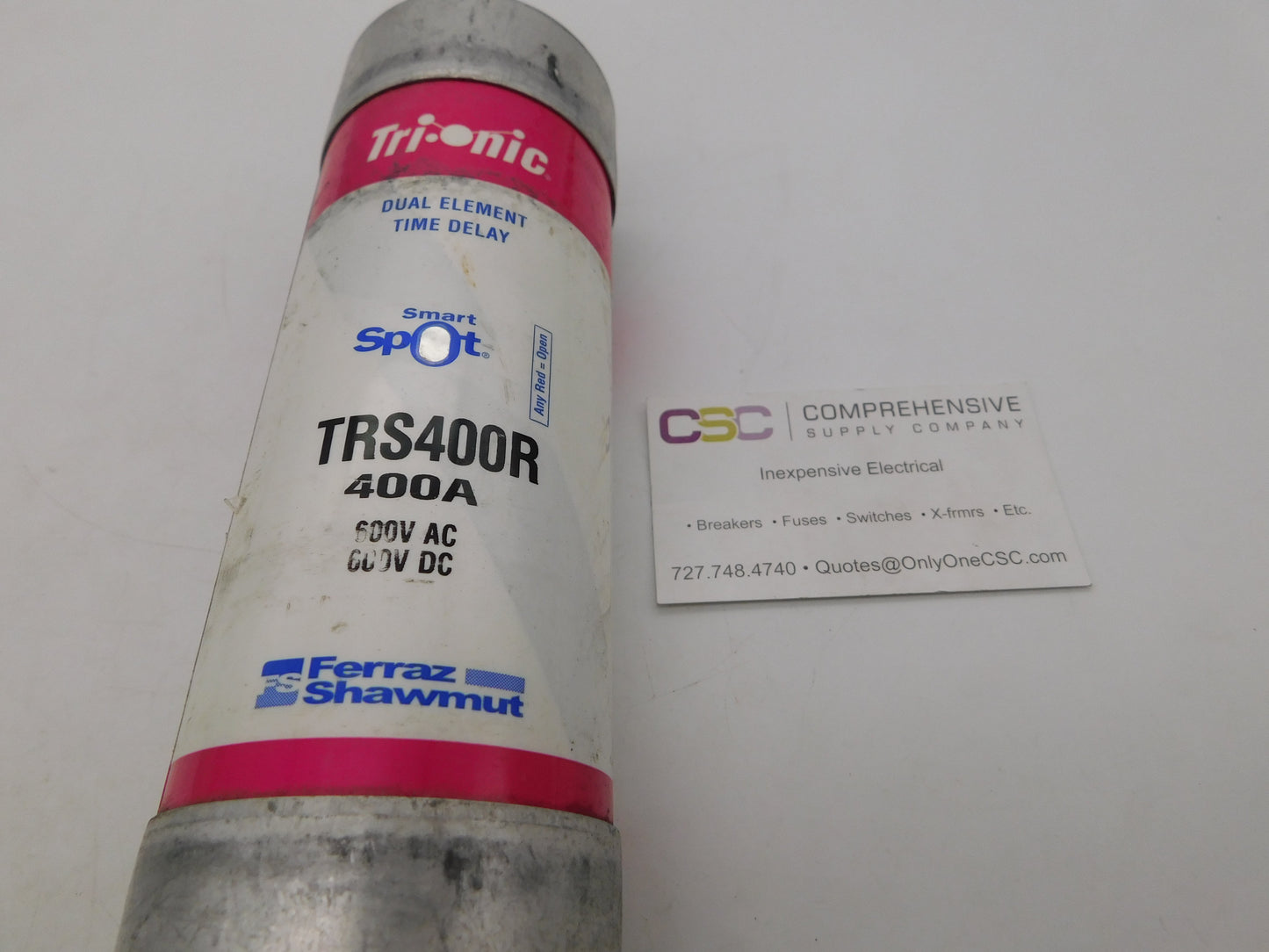 TRS400R - Mersen 400A Amp 600V Class Rk5 Tri-Onic Smart Spot Time Delay Blade Fuse