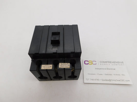 EHB34030 - Square D 30A Amp 3P Pole 14kA@480Y/277V Bolt On Circuit Breaker