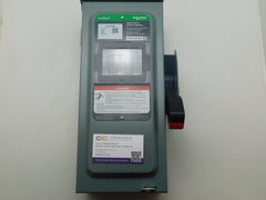 VHU361RB - Square D 30A Amp 3P Pole 600V Nema 3R Non-Fusible Heavy Duty Visipact Safety Switch W/Bolt On Hub Provision