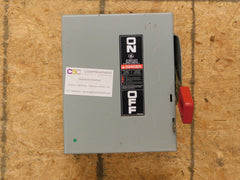 THN3361 - GE 30A Amp 3P Pole 600V Nema 1 Non-Fusible Safety Switch