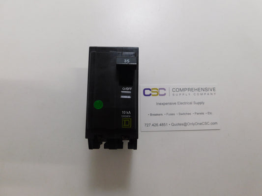 QOB235 - Square D 35A Amp 2P Pole 10kA@120/240V Bolt On Circuit Breaker