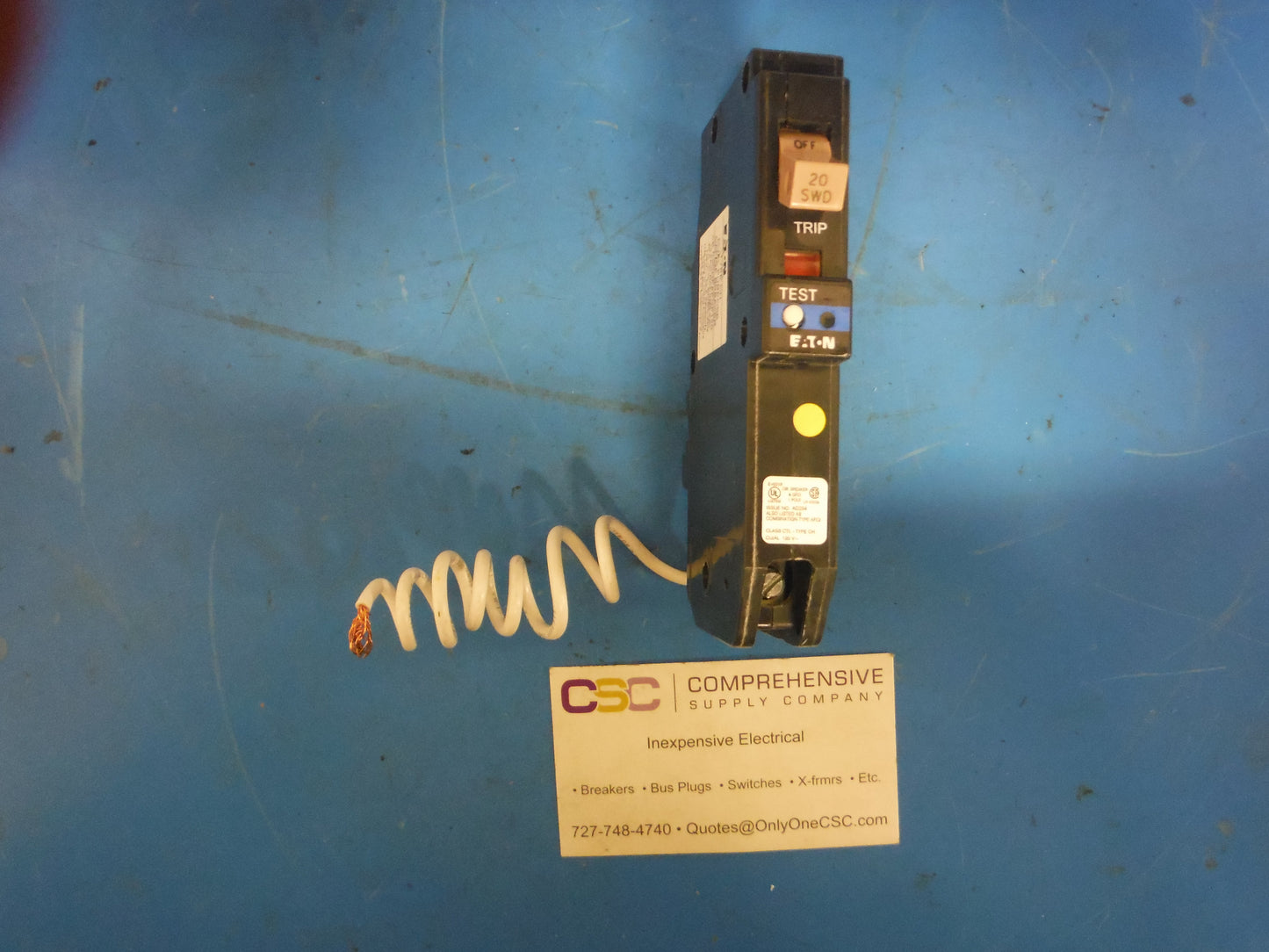 CHFAFGF120 - Eaton 20A Amp 1P Pole 10kA@120V Plug On Dual Function AFCI/GFCI Circuit Breaker
