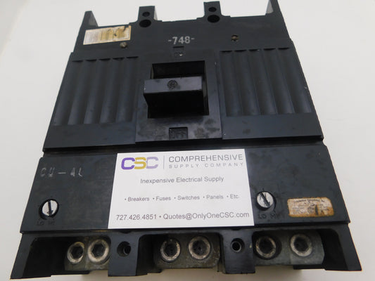 TJJ436400 - GE 400A Amp 3P Pole 600V 30kA@480V Bolt On Circuit Breaker - Older Series