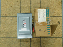 HNF362RG - Siemens 60A Amp 3P Pole 600V Nema 3R Non-Fusible Safety Switch