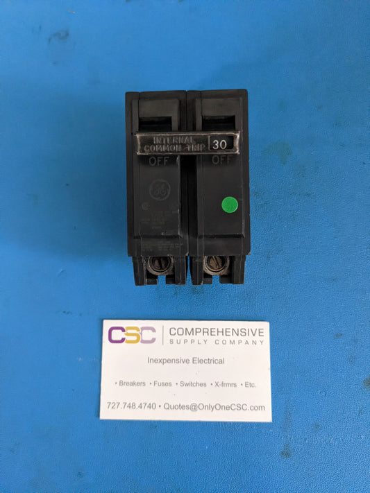 THQB2130 - GE 30A Amp 2P Pole 10kA@240V Bolt On Circuit Breaker