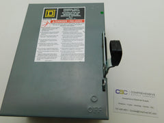 DU321 - Square D 30A Amp 3P Pole 240V Nema 1 Non-Fusible General Duty Safety Switch