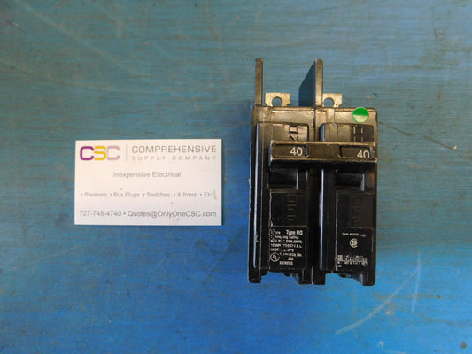 BQ2B040 - Siemens 40A Amp 2P Pole 10kA@120/240V Bolt On Circuit Breaker