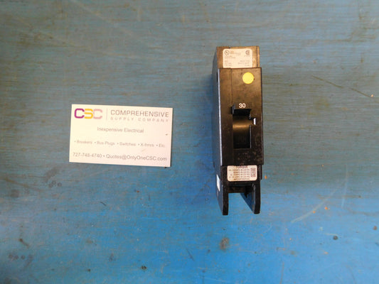 GHB1030 - Eaton 30A Amp 1P Pole 120/277V 14kA@277V Bolt On Circuit Breaker