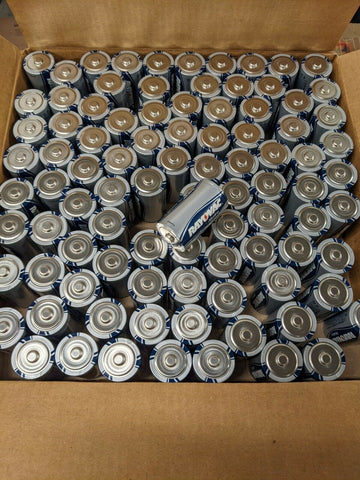 AL-D - Rayovac 93 Rayovac Alkaline Size D Batteries Partial Bulk Case Of 93Pcs (Al-D) Exp 2024