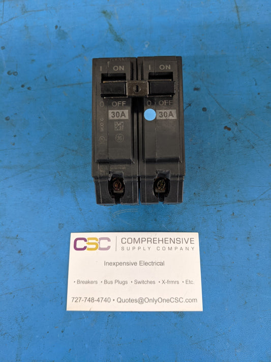 THQB2130 - GE 30A Amp 2P Pole 10kA@120/240V Bolt On Thqb Circuit Breaker