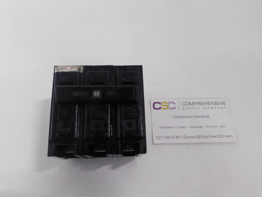 BAB3060H - Cutler Hammer 60A Amp 3P Pole 10kA@240V Bolt On Circuit Breaker