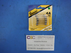 BP-AGC-4-RP - Bussmann 4A Amp 250V Agc Fuses - 5 Pack
