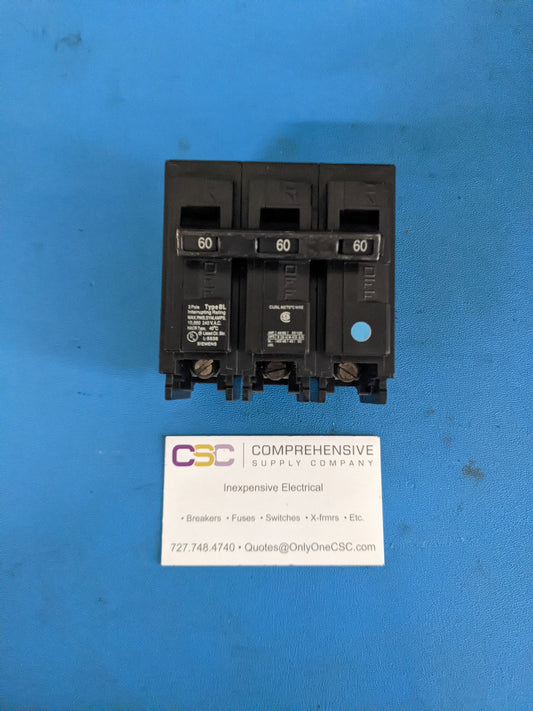 B360 - Siemens 60A Amp 3P Pole 10kA@240V Bolt On Circuit Breaker
