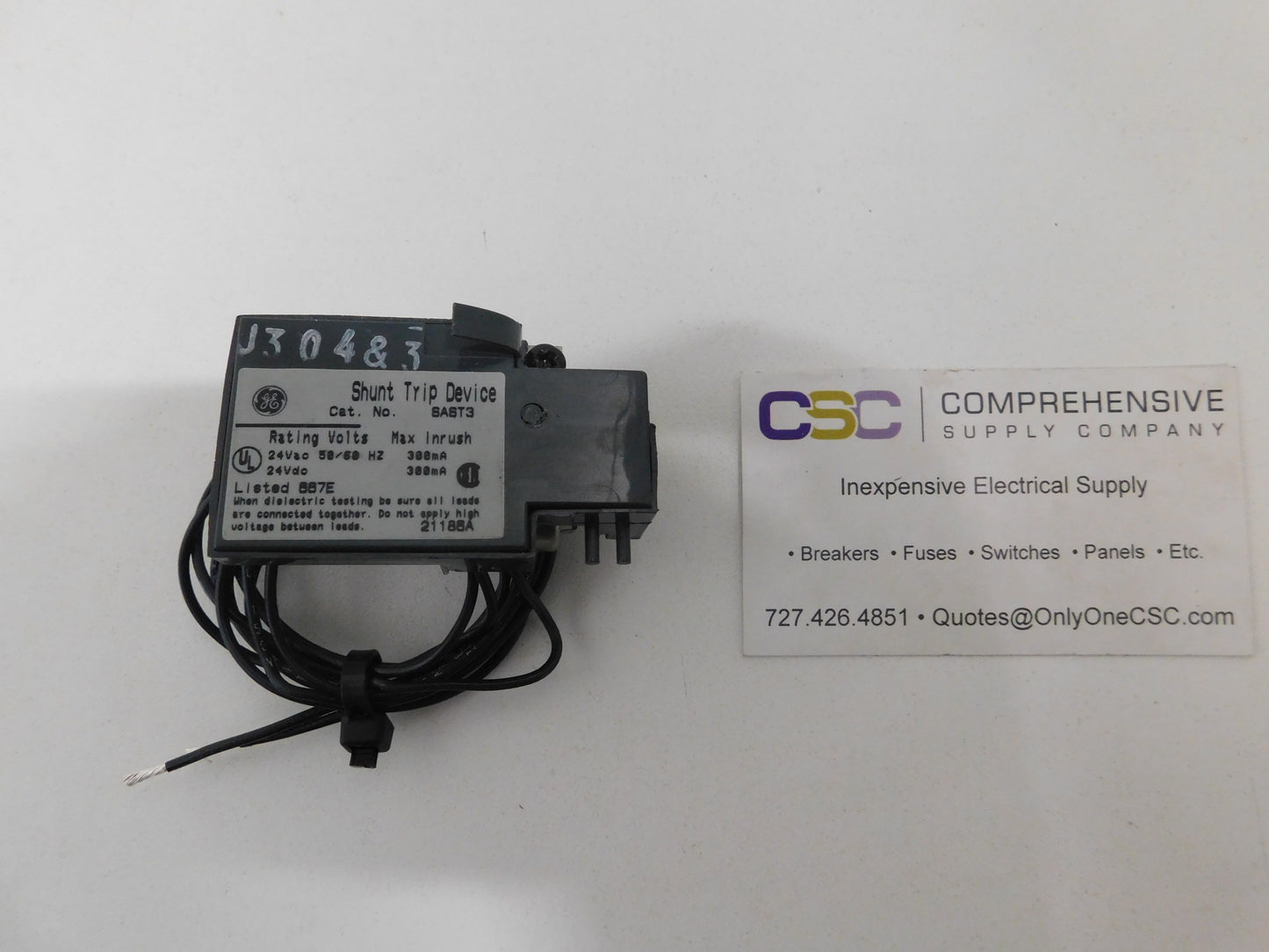 SAST3 - GE 24V 50/60Hz Shunt Trip Device