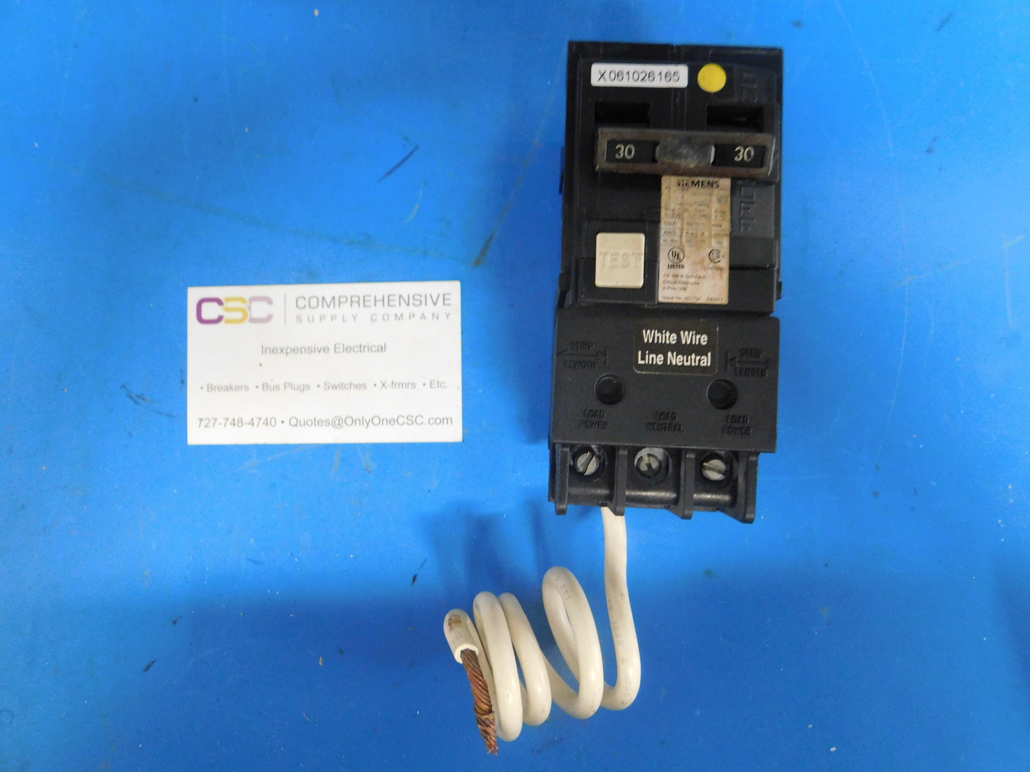 QF230A - Siemens 30A Amp 2P Pole 10kA@120/240V Plug On Ground Fault GFCI Circuit Breaker