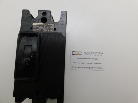 EH2M050 - Siemens 50A Amp 2P Pole 14kA@480V Bolt On Circuit Breaker