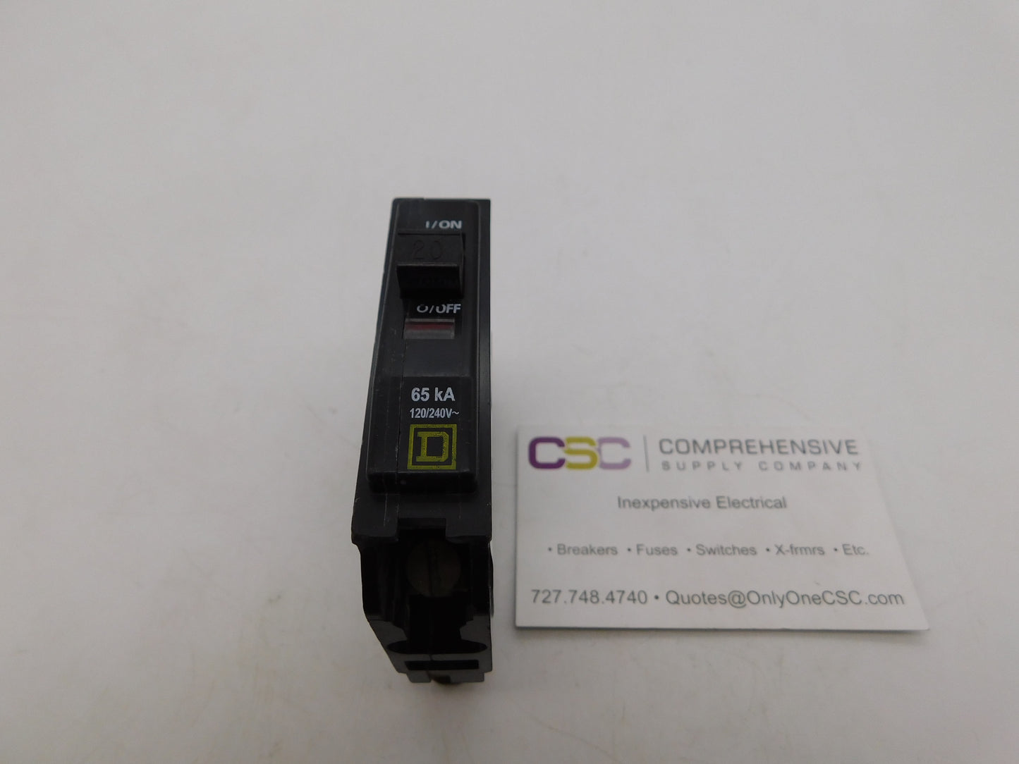 QHB120 - Square D 20A Amp 1P Pole 65kA@120/240V Bolt On Circuit Breaker