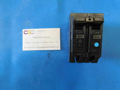 THHQB2160 - GE 60A Amp 2P Pole 22kA@120/240V Bolt On Circuit Breaker