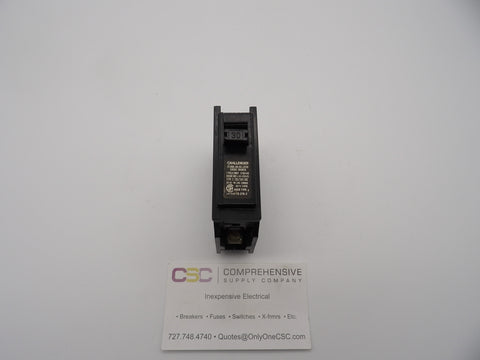 C130 - Challenger 30A Amp 1P Pole 10kA@120/240V Plug On Circuit Breaker - Older Series