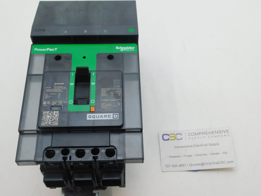 BDA34060Y - Square D 60A Amp 3P Pole 18kA@480Y/277V I-Line Plug On Powerpact Circuit Breaker