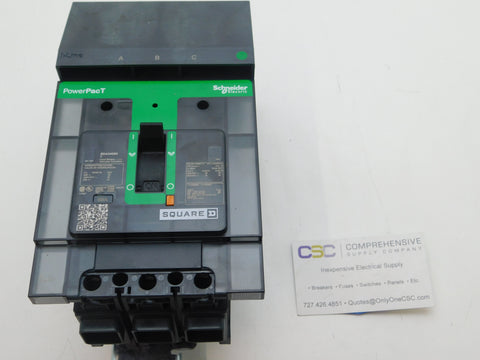 BDA34060Y - Square D 60A Amp 3P Pole 18kA@480Y/277V I-Line Plug On Powerpact Circuit Breaker