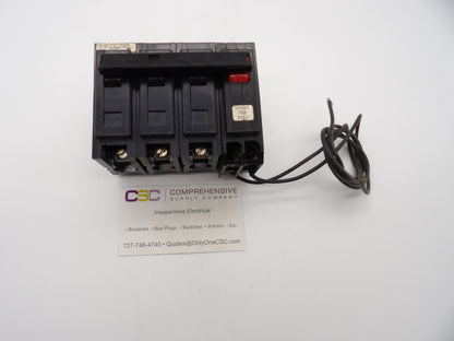 BAB3100HS - Westinghouse 100A Amp 3P Pole 10kA@240V Bolt On Circuit Breaker W/Shunt Trip