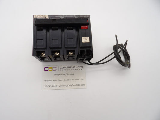 BAB3100HS - Westinghouse 100A Amp 3P Pole 10kA@240V Bolt On Circuit Breaker W/Shunt Trip