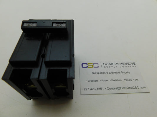 BR240 - Eaton 40A Amp 2P Pole 10kA@120/240V Plug On Circuit Breaker W/White Handle
