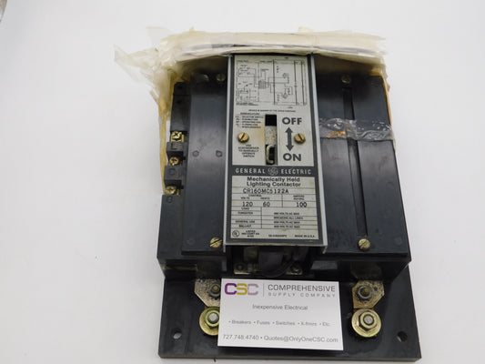 CR160MC5122A - GE 100A Amp 120V Mechanically Held Lighting Contactor