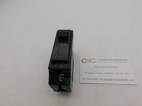 THQL1125 - GE 25A Amp 1P Pole 10kA@120/240V Plug On Circuit Breaker