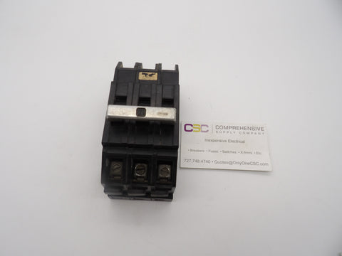 Q243020 - Zinsco 20A Amp 3P Pole 10kA@240V Plug On Circuit Breaker