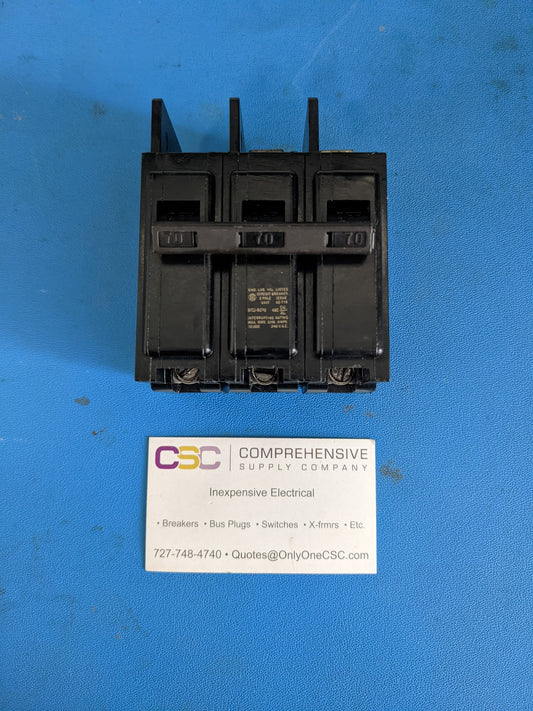 BQ3B070 - ITE 70A Amp 3P Pole 10kA@240V Bolt On Circuit Breaker - Older Series
