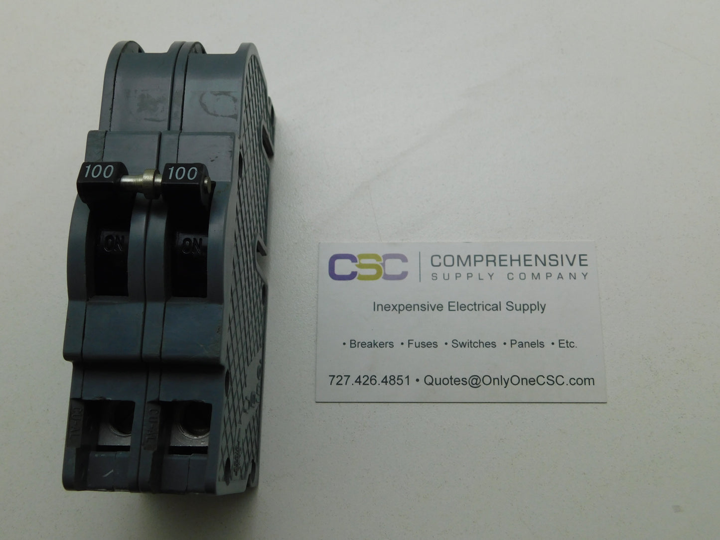 UBIZ-2100 - Connecticut Electric 100A Amp 2P Pole 10kA@120/240V Plug On Zinsco Replacement Circuit Breaker