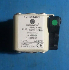 170M3463 - Bussmann 125A Amp 690V Volt Semiconductor Square Body Fuse