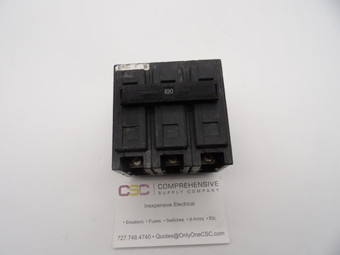 BAB3100H - Eaton 100A Amp 3P Pole 10kA@240V Bolt On Circuit Breaker
