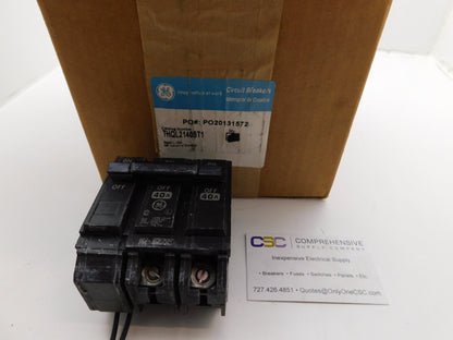 THQL2140ST1 - GE 40A Amp 2P Pole 10kA@120/240V Plug On Circuit Breaker W/Shunt Trip