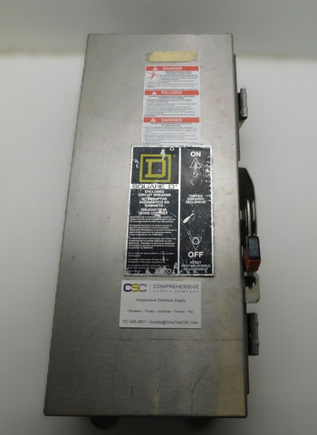 FA100DS - Square D 100A Amp 3P Pole 600V Nema 4/4X Surface Circuit Breaker Enclosure