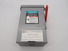 GF321NRA - Siemens 30A Amp 3P Pole 240V Nema 3R Fusible General Duty Safety Switch