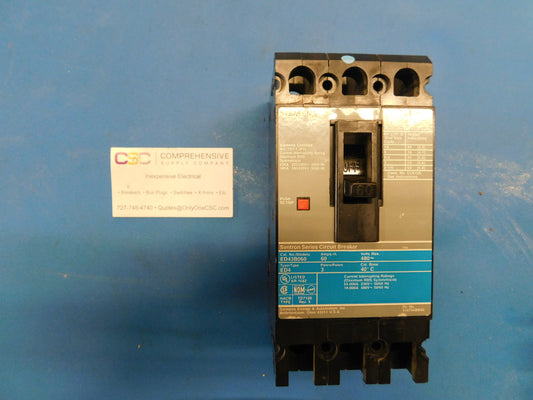 ED43B060 - Siemens 60A Amp 3P Pole 18kA@480V Bolt On Circuit Breaker W/Gray Label