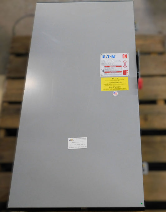 DH325NRK - Eaton 400A Amp 3P Pole 240V Nema 3R Fusible Heavy Duty Safety Switch W/Neutral