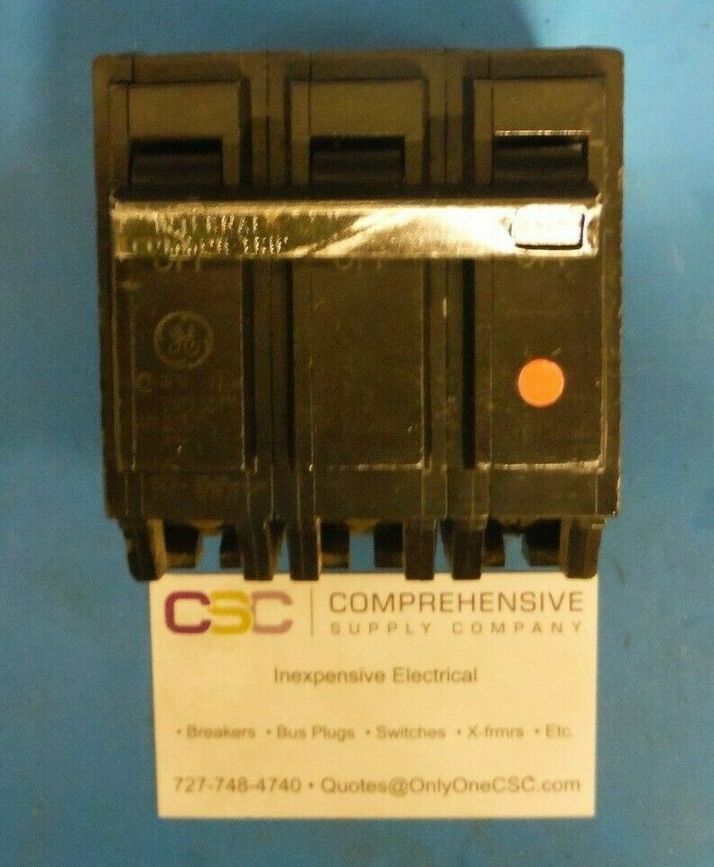 THQL32100 - GE 100A Amp 3P Pole 10kA@240V Plug On Circuit Breaker