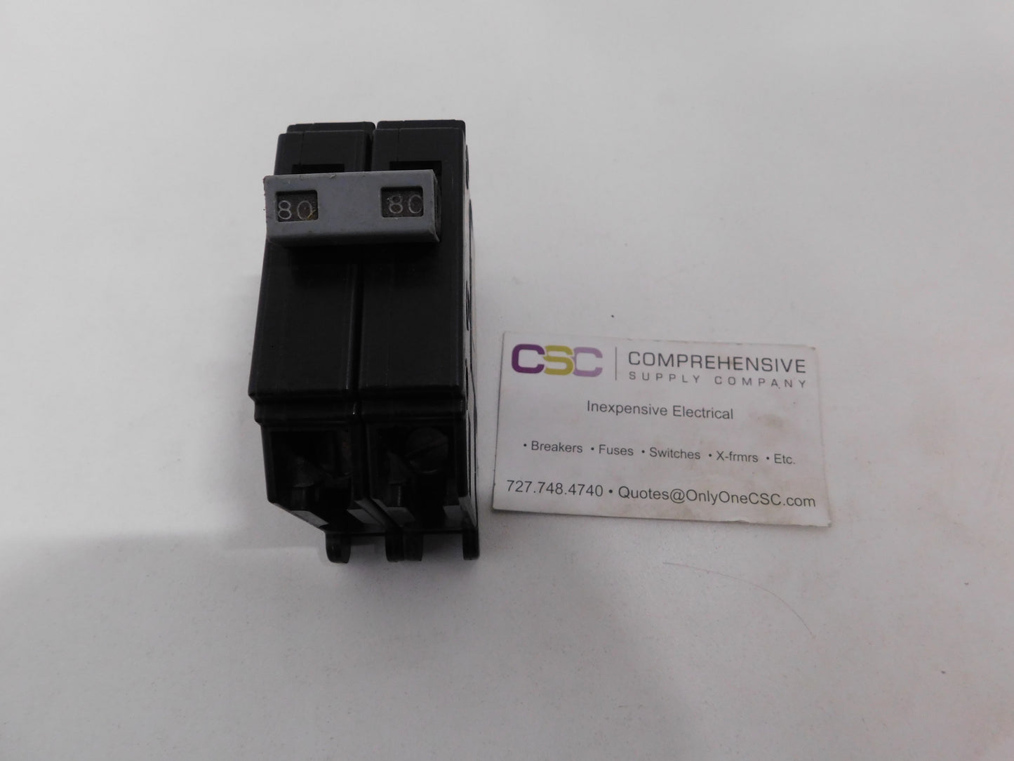 CHB280 - Cutler Hammer 80A Amp 2P Pole 10kA@120/240V Bolt On Circuit Breaker