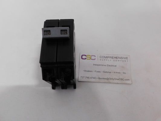 CHB280 - Cutler Hammer 80A Amp 2P Pole 10kA@120/240V Bolt On Circuit Breaker