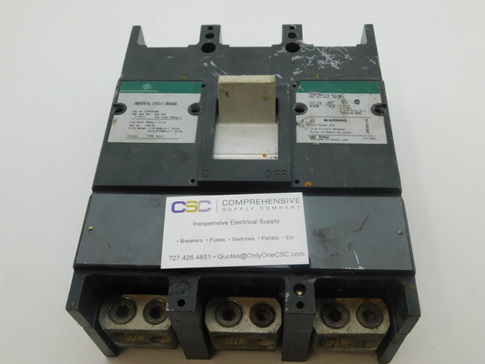 TJD432300 - GE 300A Amp 3P Pole 22kA@240V Bolt On Circuit Breaker