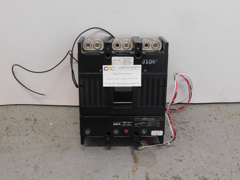 TJJ436400 - GE 400A Amp 3P Pole 600V 30kA@480V Bolt On Circuit Breaker W/250Vdc Shunt Trip