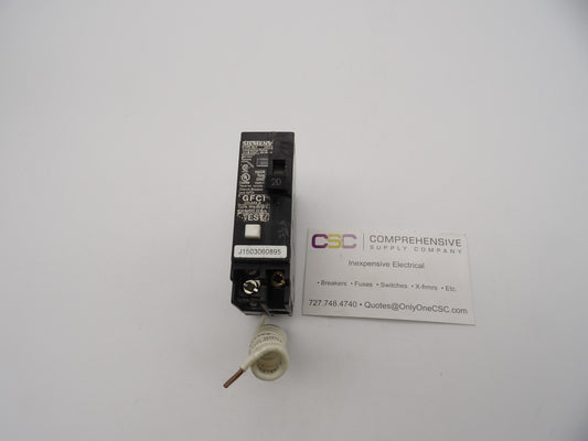 BF120A - Siemens 20A Amp 1P Pole 10kA@120V Bolt On Ground Fault GFCI Circuit Breaker