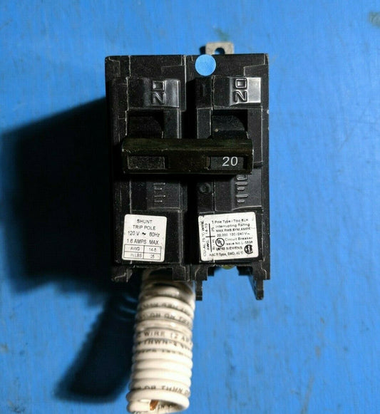 B120H00S01 - Siemens 20A Amp 1P Pole 22kA@120/240V Bolt On Circuit Breaker W/120V Shunt Trip